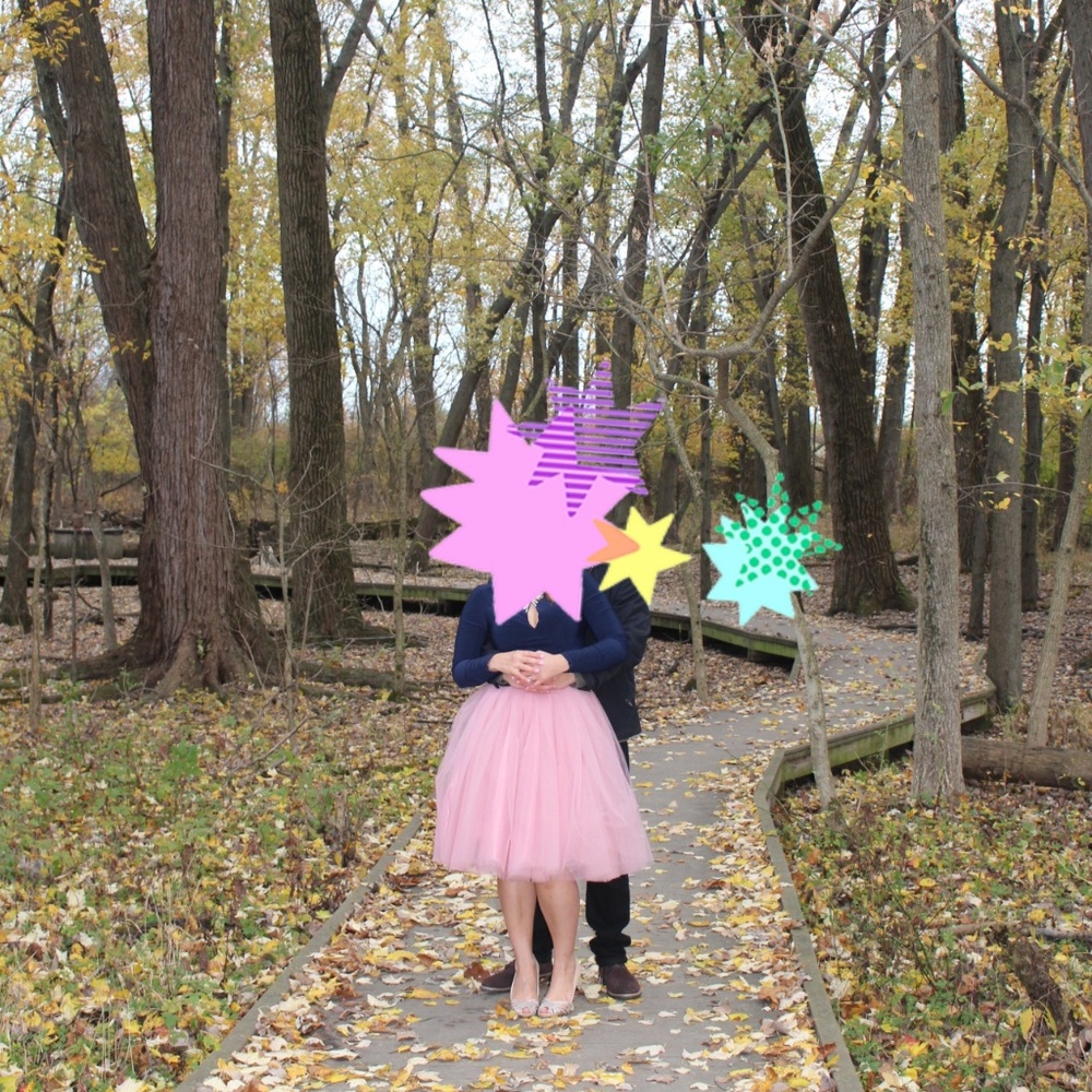 Mid sized tulle skirt